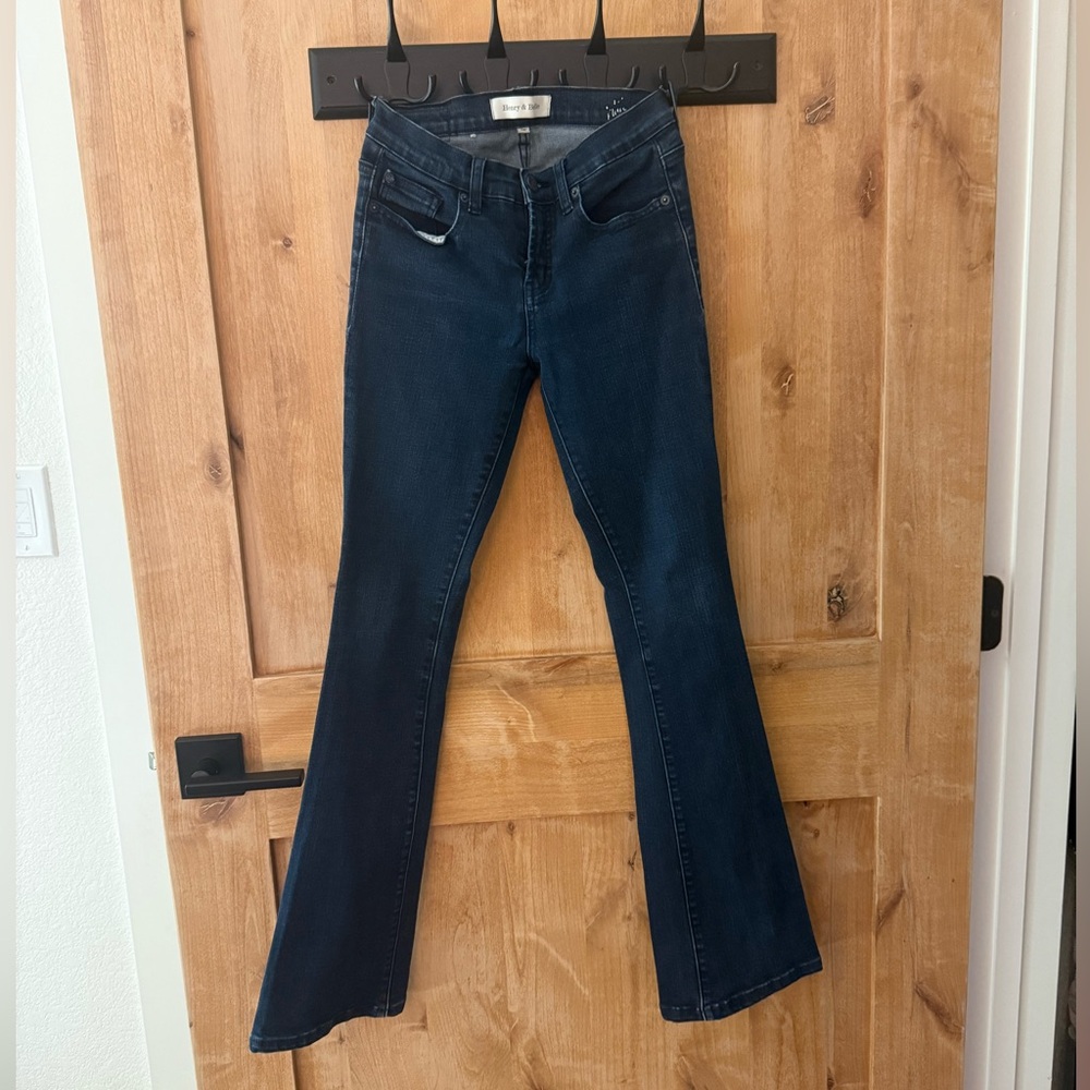 Henry & Belle Micro Flare Jeans –  Indigo Wash (Size 25)